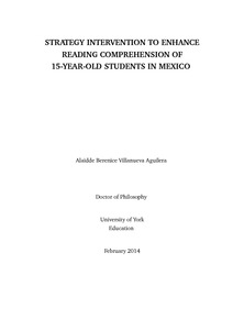 Phd thesis on reading comprehension